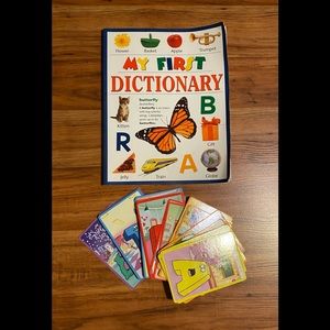 My First Dictionary Book & Leap Frog ABC Cards
